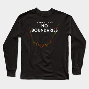 Market Has No Boundaries (light) Long Sleeve T-Shirt